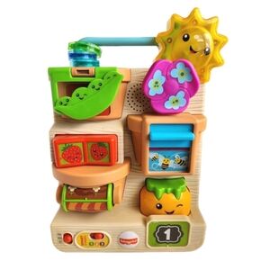 Fisher Price Laugh&Learn Peek&Play Busy Garden, Eng/Fr Songs&Numbers, Infant Toy
